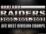 Raiders Wallpaper: 2000-2002 Div Champs
