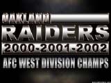 Raiders Wallpaper: 2000-2002 Div Champs