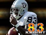 Raiders Wallpaper: #83 Knight